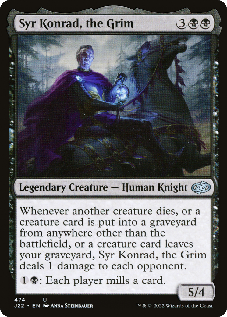 Syr Konrad, the Grim [Jumpstart 2022] | Exor Games Dartmouth