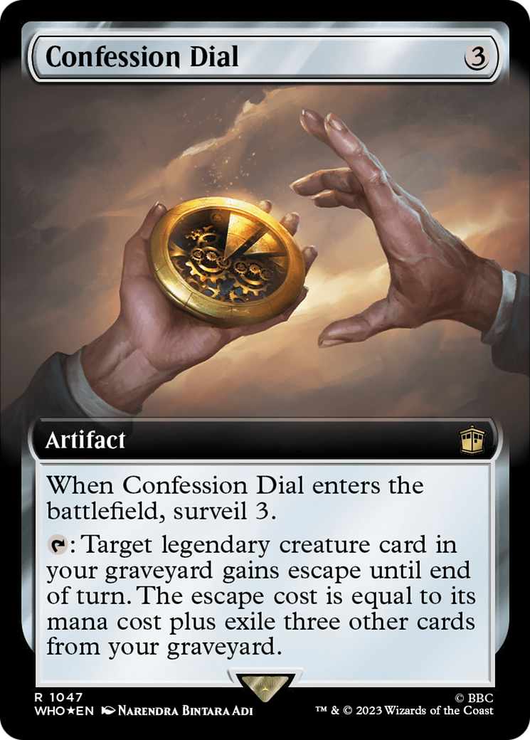 Confession Dial (Extended Art) (Surge Foil) [Doctor Who] | Exor Games Dartmouth