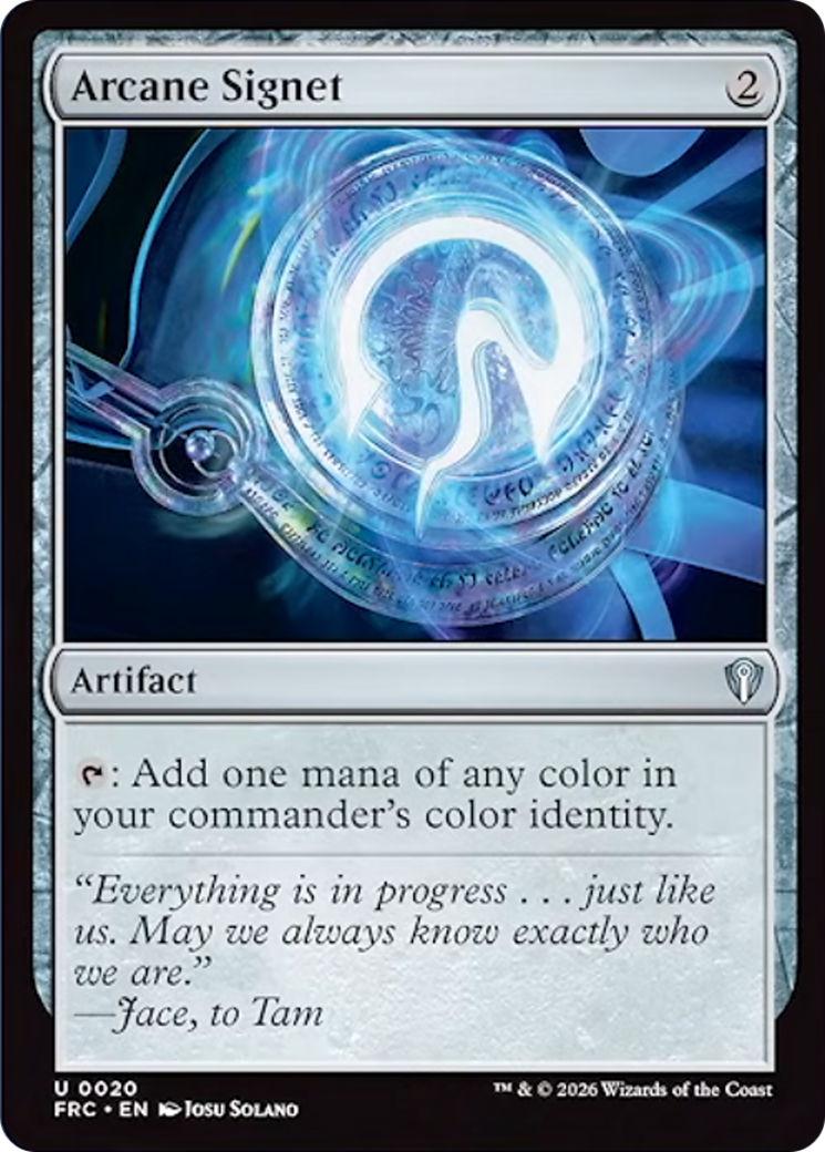 Arcane Signet [Reality Fracture Commander] | Exor Games Dartmouth