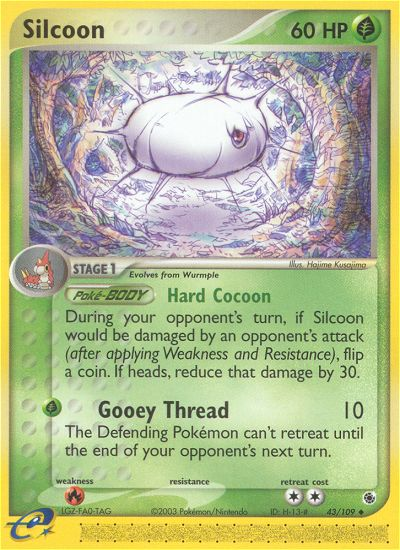 Silcoon (43/109) [EX: Ruby & Sapphire] | Exor Games Dartmouth