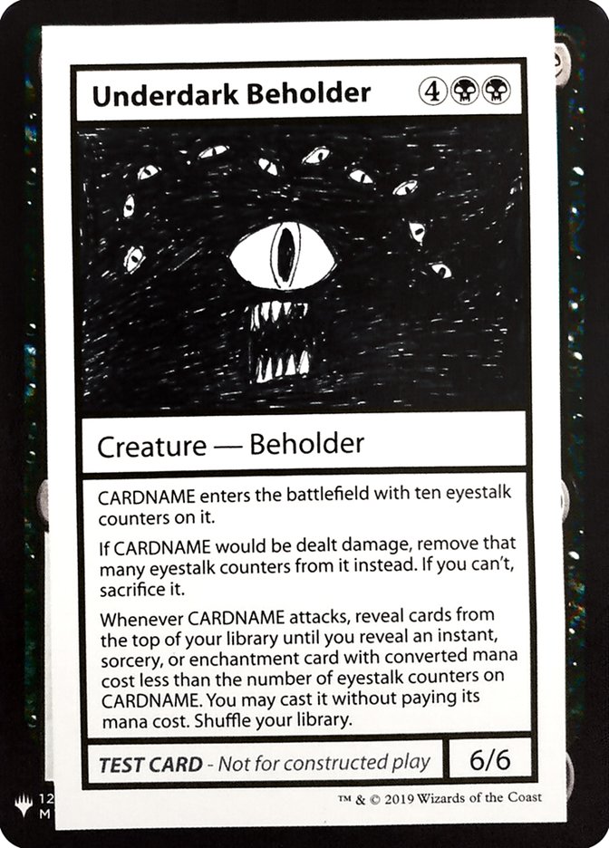 Underdark Beholder [Mystery Booster Playtest Cards] | Exor Games Dartmouth