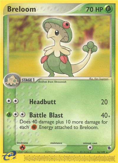 Breloom (16/109) [EX: Ruby & Sapphire] | Exor Games Dartmouth