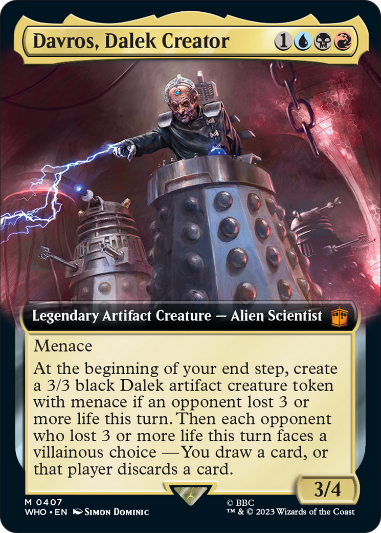 Davros, Dalek Creator (Extended Art) [Doctor Who] | Exor Games Dartmouth