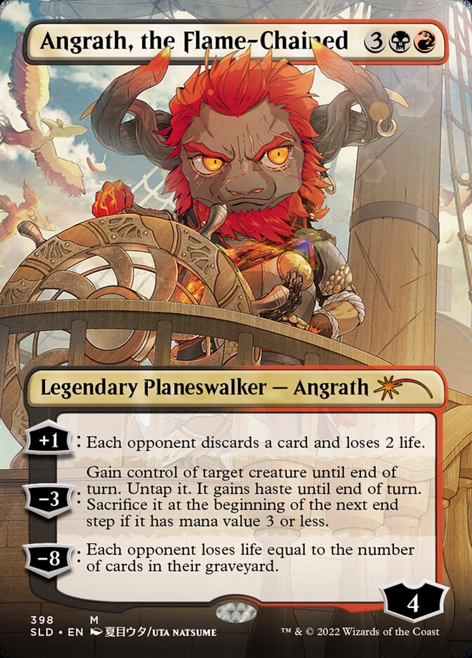 Angrath, the Flame-Chained (Borderless) [Secret Lair Drop Series] | Exor Games Dartmouth