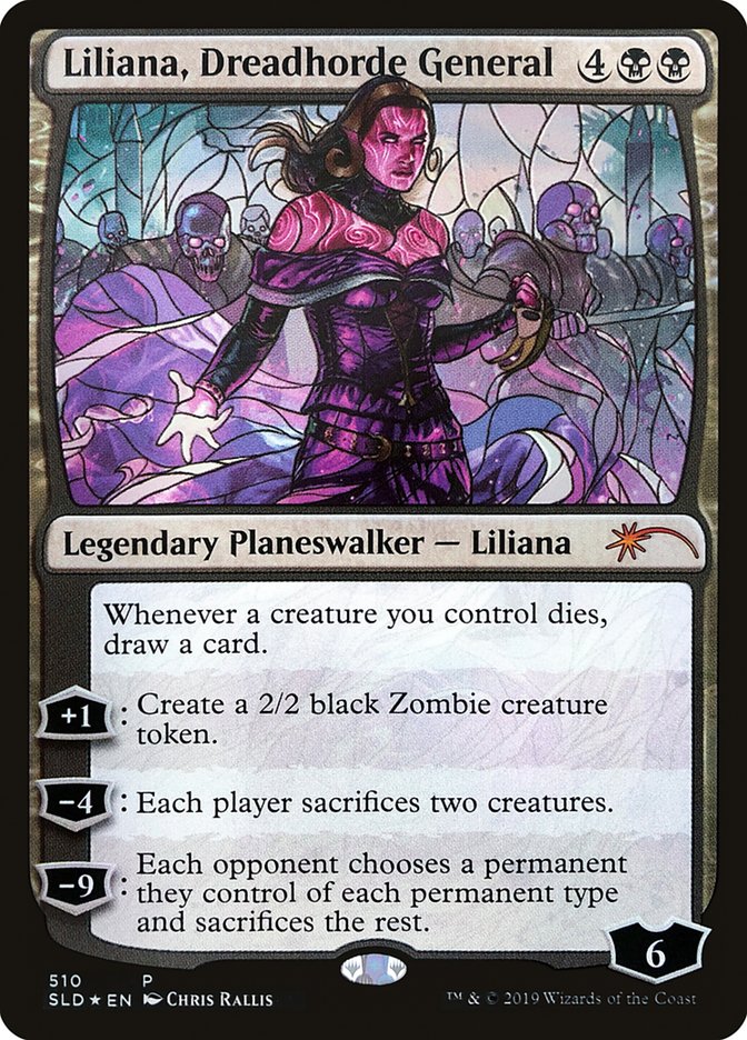 Liliana, Dreadhorde General (Stained Glass) [Secret Lair Drop Promos] | Exor Games Dartmouth