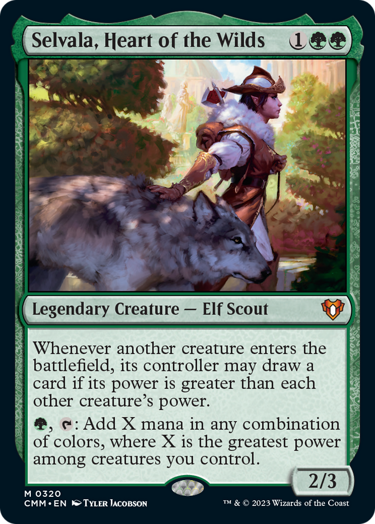 Selvala, Heart of the Wilds [Commander Masters] | Exor Games Dartmouth