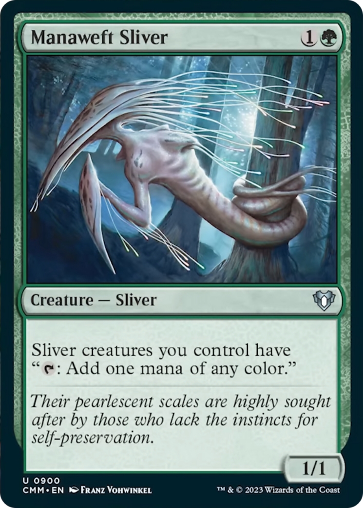 Manaweft Sliver [Commander Masters] | Exor Games Dartmouth