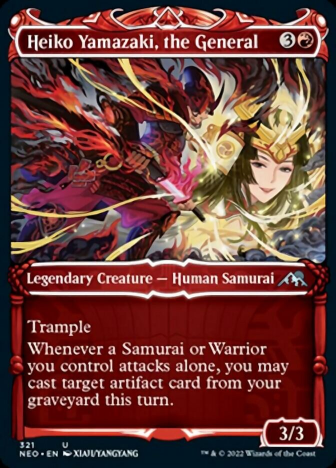 Heiko Yamazaki, the General (Showcase Samurai) [Kamigawa: Neon Dynasty] | Exor Games Dartmouth