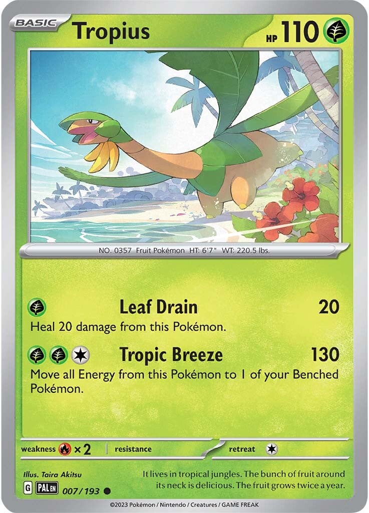 Tropius (007/193) [Scarlet & Violet: Paldea Evolved] | Exor Games Dartmouth