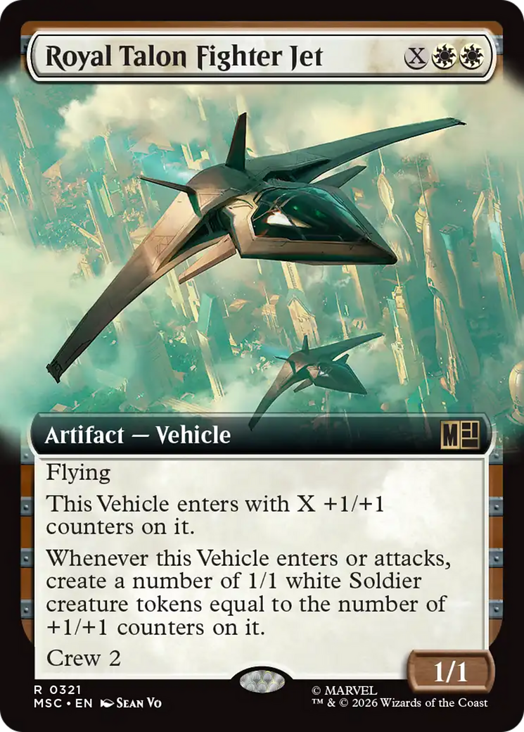 Royal Talon Fighter Jet (Extended Art) [Marvel Super Heroes Commander] | Exor Games Dartmouth