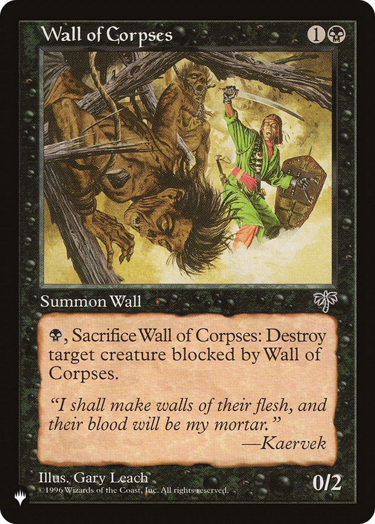 Wall of Corpses [The List Reprints] | Exor Games Dartmouth