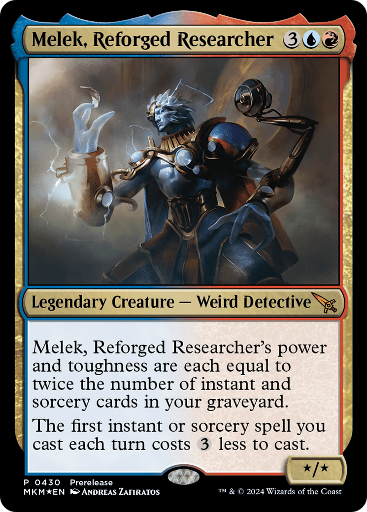 Melek, Reforged Researcher [Murders at Karlov Manor Prerelease Promos] | Exor Games Dartmouth