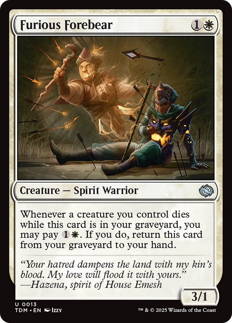 Furious Forebear [Tarkir: Dragonstorm] | Exor Games Dartmouth