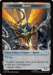 Food // Robot Double-Sided Token [Marvel's Spider-Man Tokens] | Exor Games Dartmouth