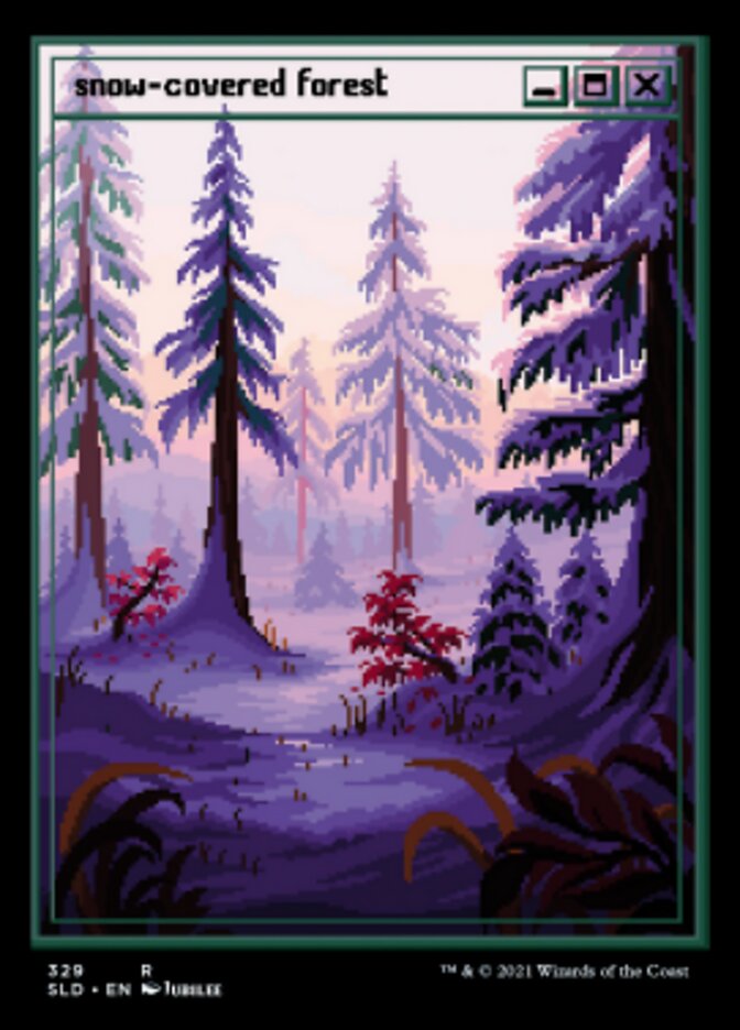 Snow-Covered Forest (Foil Etched) [Secret Lair Drop Series] | Exor Games Dartmouth