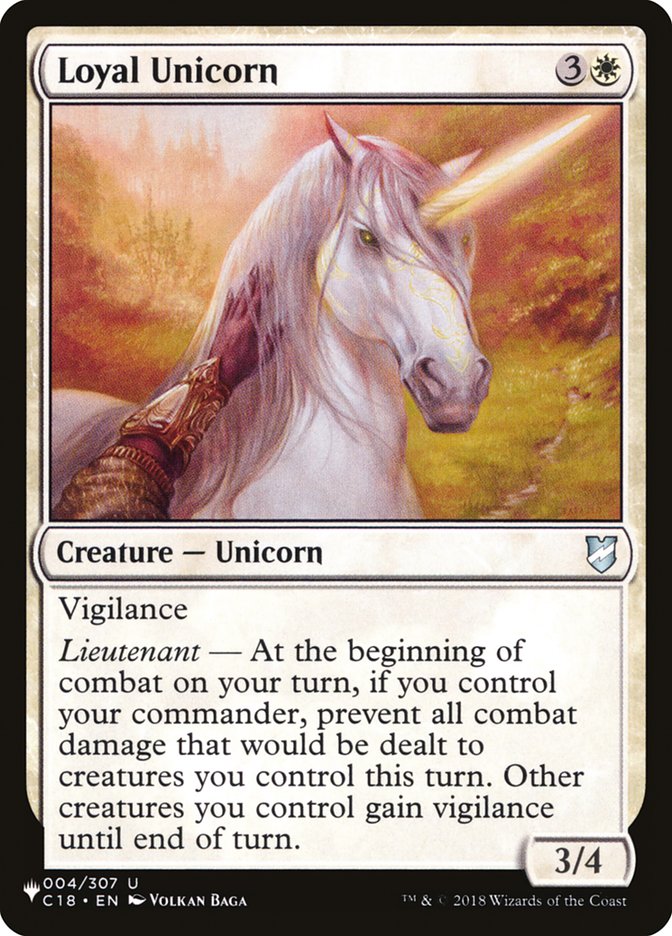 Loyal Unicorn [The List] | Exor Games Dartmouth
