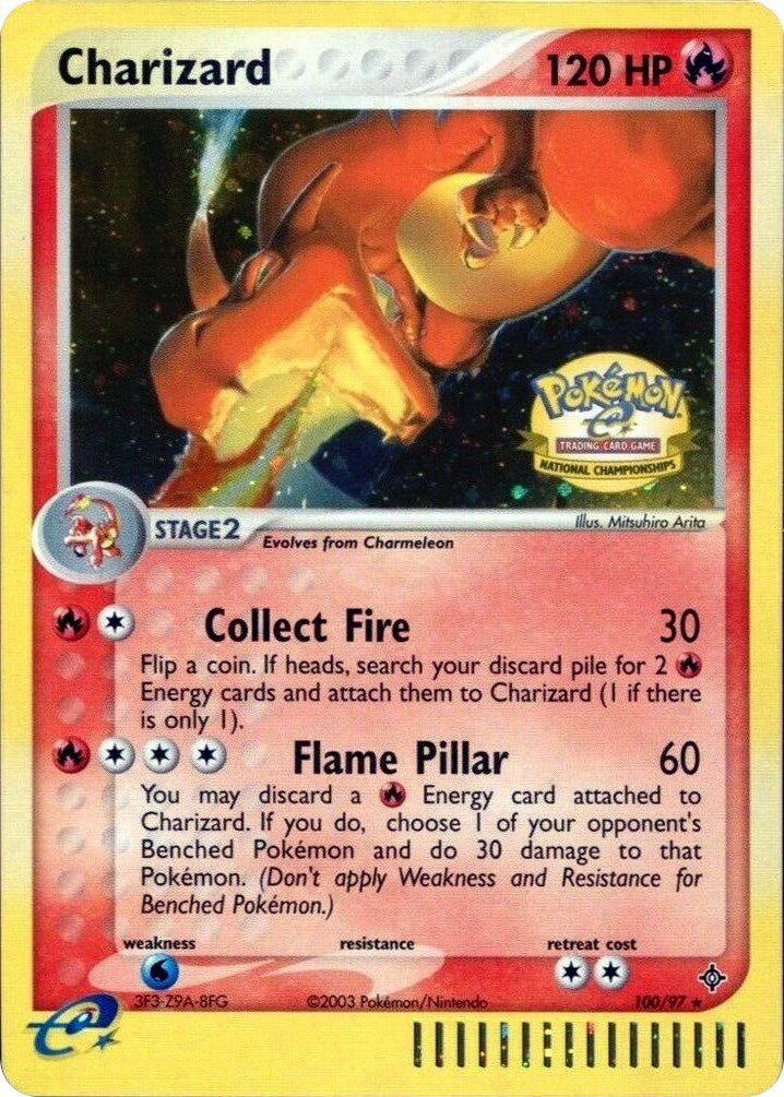 Charizard (100/097) (National Championships) [League & Championship Cards] | Exor Games Dartmouth