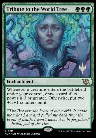 Tribute to the World Tree (Promo Pack) [March of the Machine Promos] | Exor Games Dartmouth