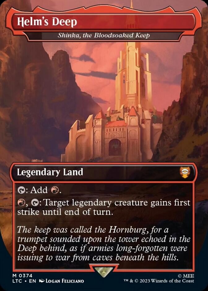 Helm's Deep - Shinka, the Bloodsoaked Keep [The Lord of the Rings: Tales of Middle-Earth Commander] | Exor Games Dartmouth