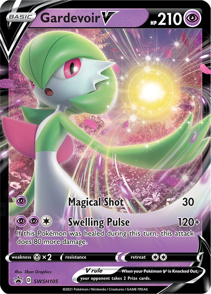 Gardevoir V (SWSH105) [Sword & Shield: Black Star Promos] | Exor Games Dartmouth