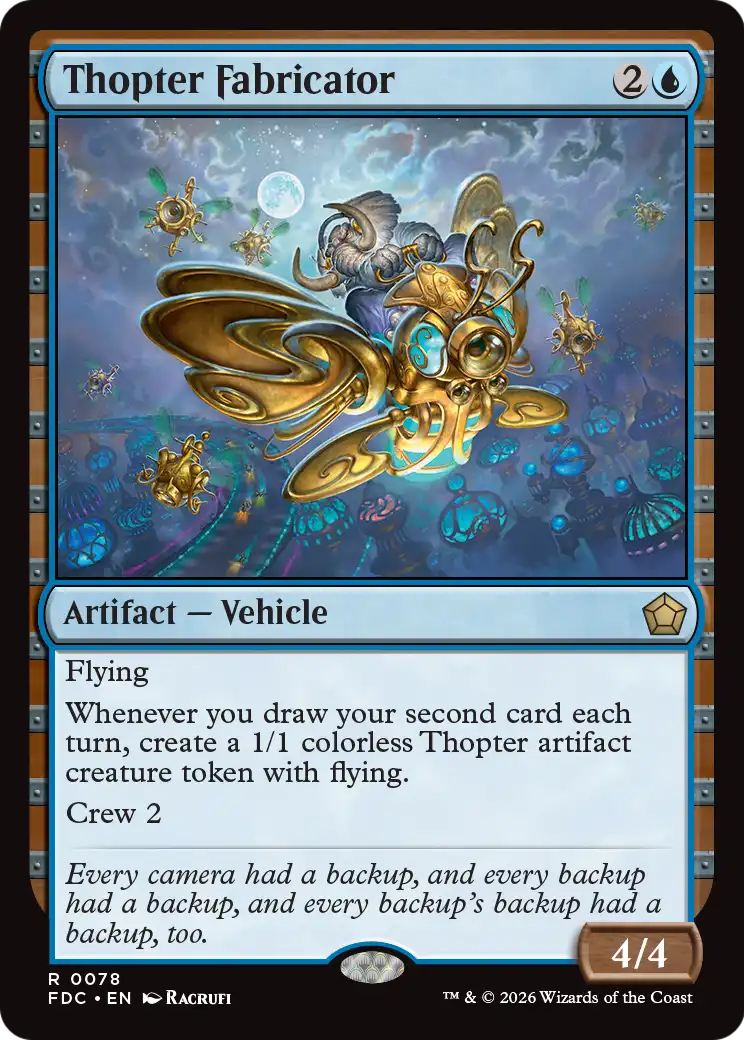 Thopter Fabricator [Foundations Commander] | Exor Games Dartmouth