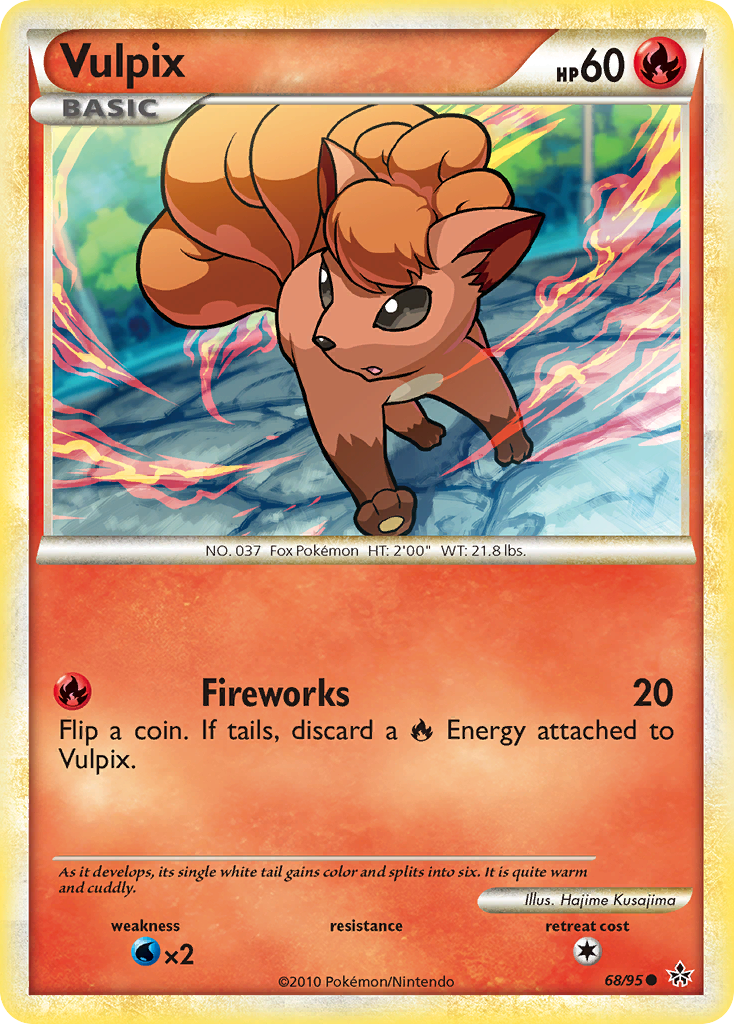 Vulpix (68/95) [HeartGold & SoulSilver: Unleashed] | Exor Games Dartmouth