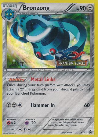 Bronzong (XY21) (Staff) [XY: Black Star Promos] | Exor Games Dartmouth