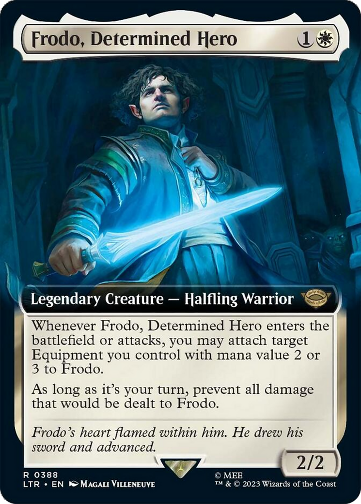 Frodo, Determined Hero (Extended Art) [The Lord of the Rings: Tales of Middle-Earth] | Exor Games Dartmouth