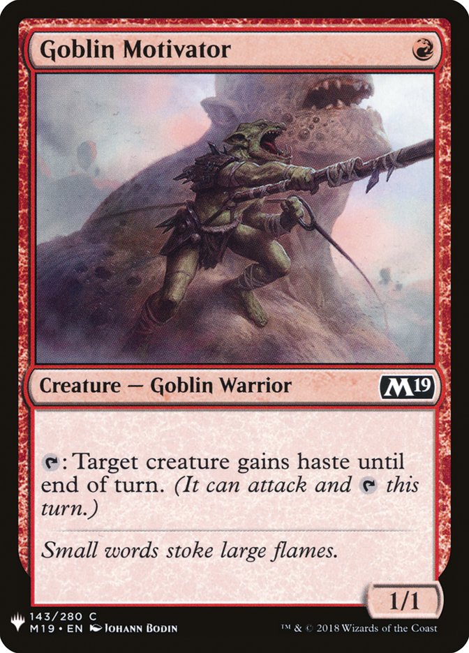 Goblin Motivator [Mystery Booster] | Exor Games Dartmouth