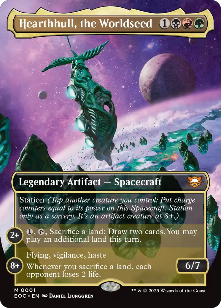 Hearthhull, the Worldseed (Borderless) [Edge of Eternities Commander] | Exor Games Dartmouth