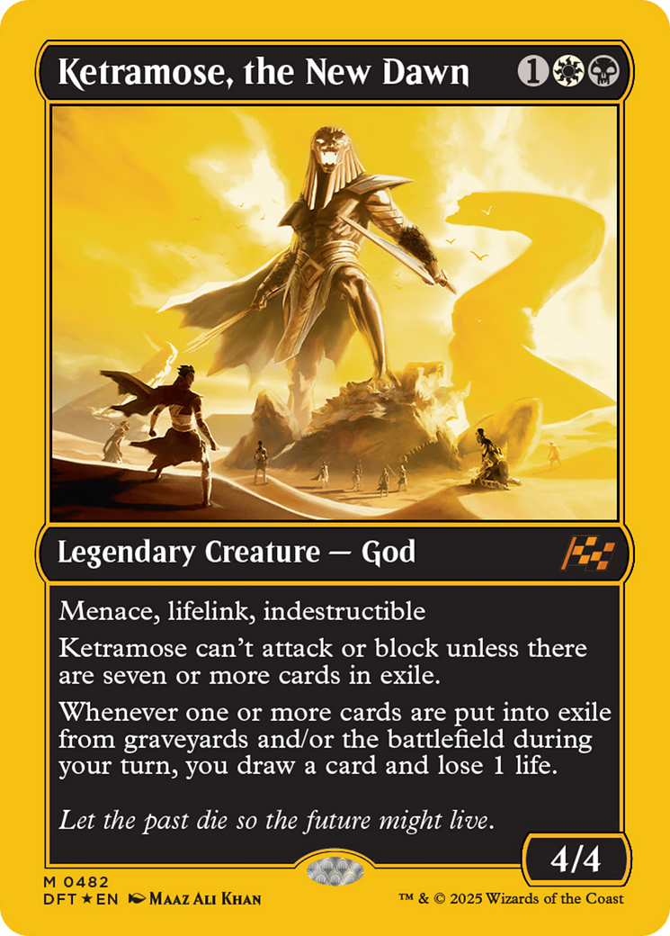 Ketramose, the New Dawn (First-Place Foil) [Aetherdrift] | Exor Games Dartmouth