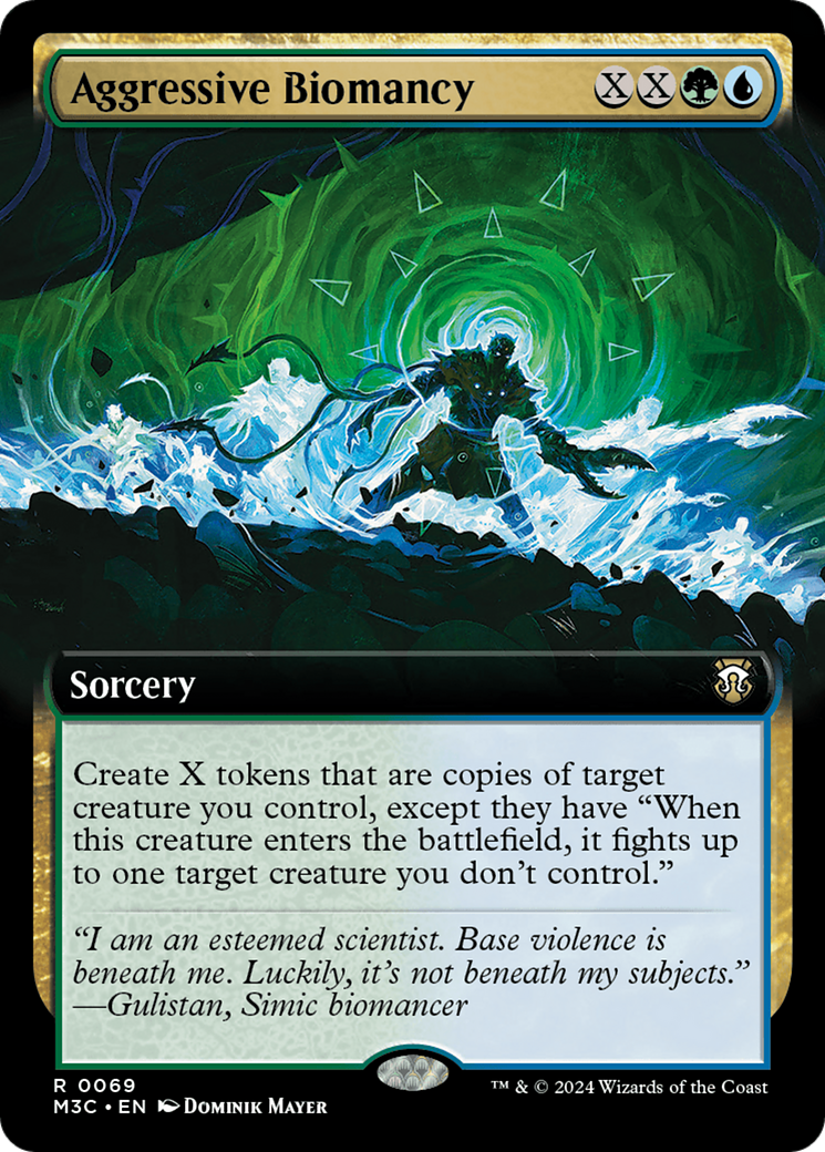 Aggressive Biomancy (Extended Art) [Modern Horizons 3 Commander] | Exor Games Dartmouth