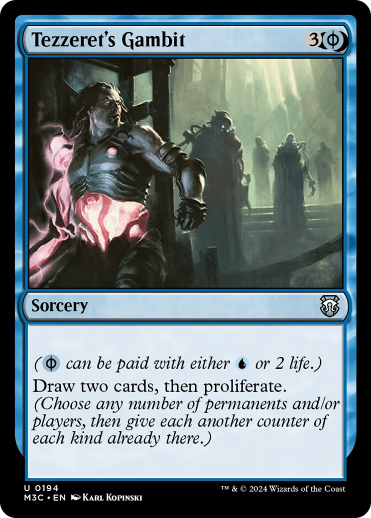 Tezzeret's Gambit (Ripple Foil) [Modern Horizons 3 Commander] | Exor Games Dartmouth