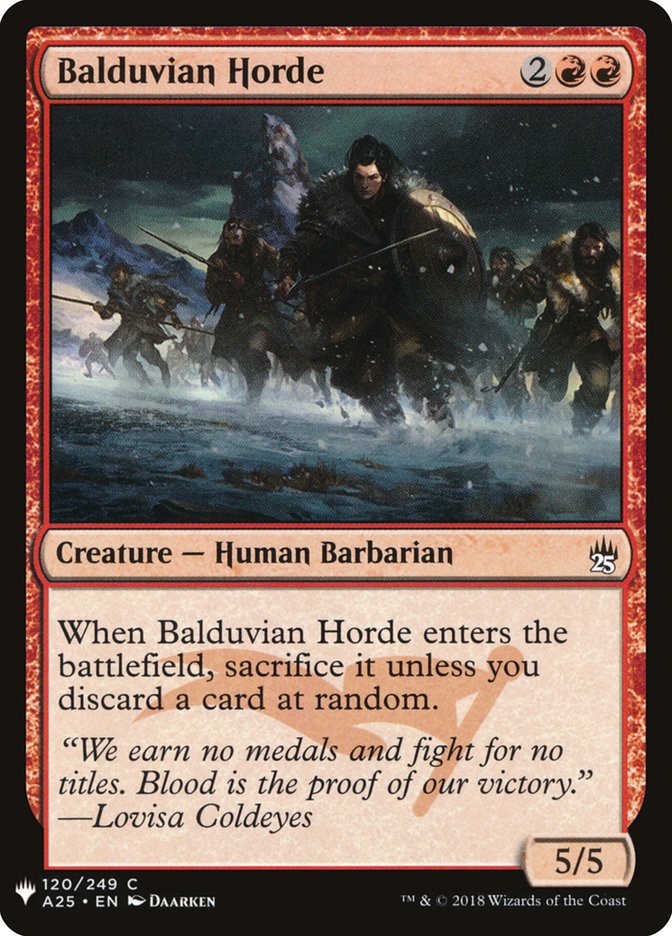 Balduvian Horde [Mystery Booster] | Exor Games Dartmouth