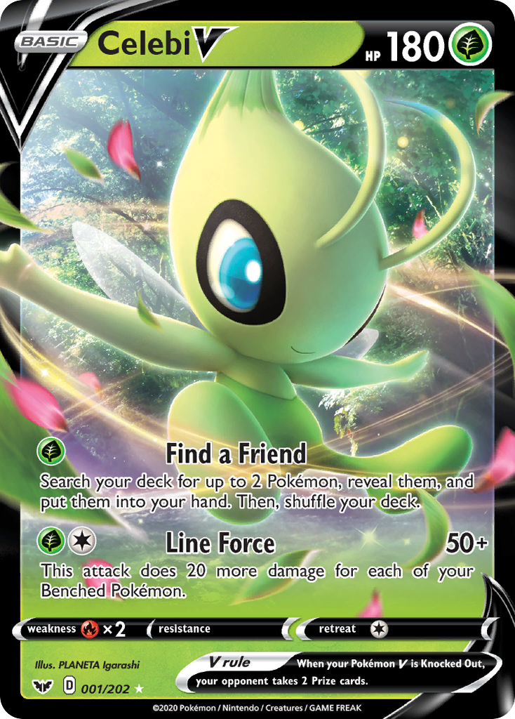 Celebi V (001/202) [Sword & Shield: Base Set] | Exor Games Dartmouth