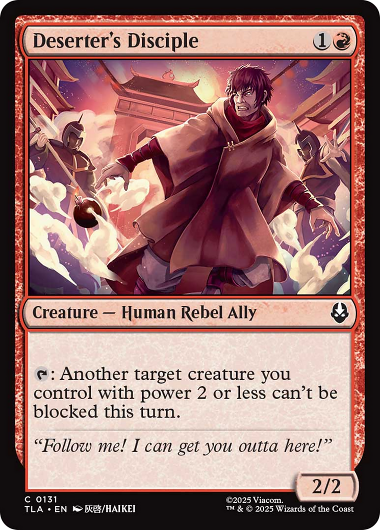 Deserter's Disciple [Avatar: The Last Airbender] | Exor Games Dartmouth