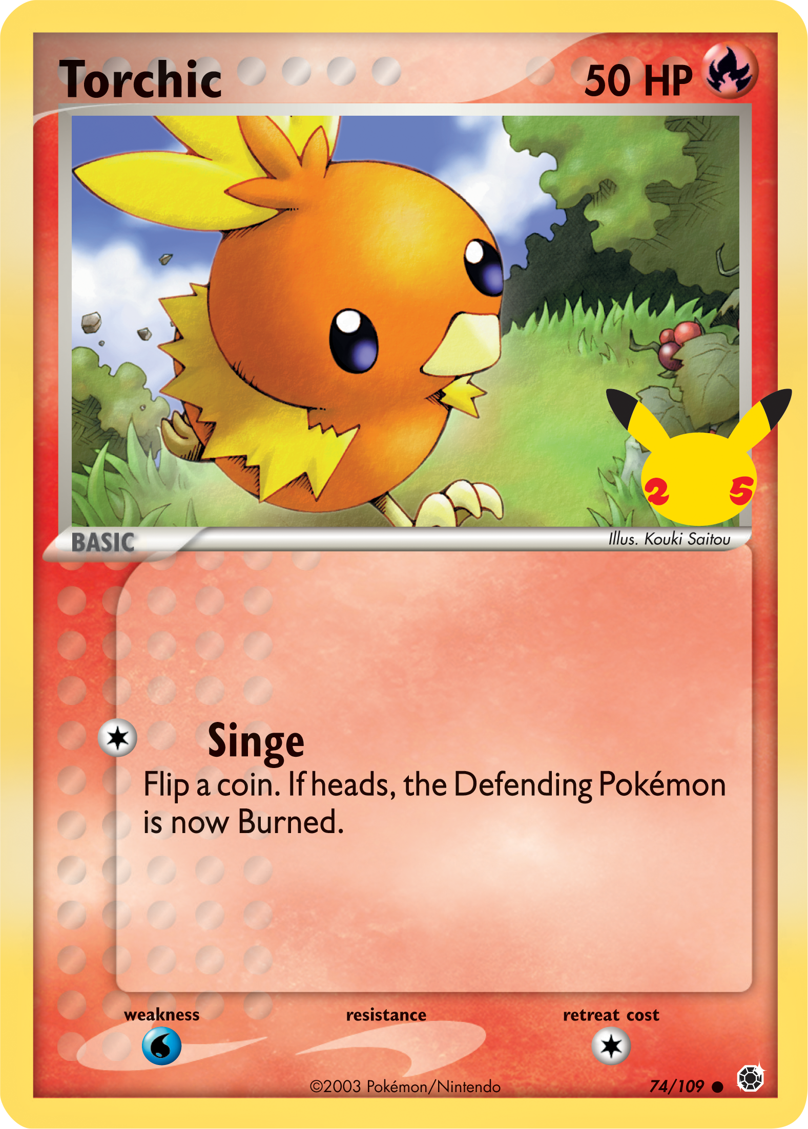 Torchic (74/109) (Jumbo Card) [First Partner Pack] | Exor Games Dartmouth