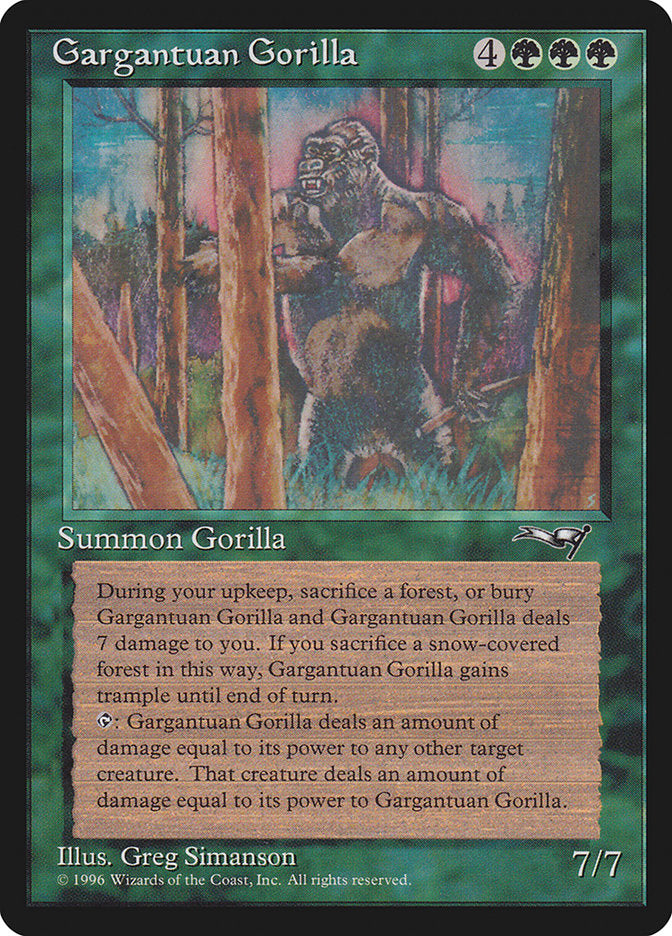 Gargantuan Gorilla [Alliances] | Exor Games Dartmouth