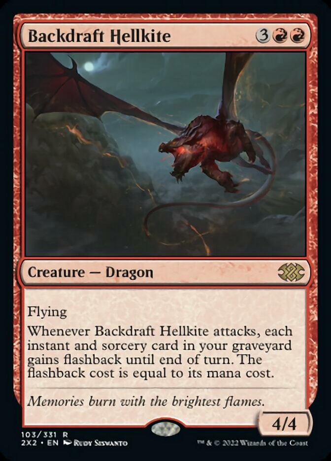 Backdraft Hellkite [Double Masters 2022] | Exor Games Dartmouth