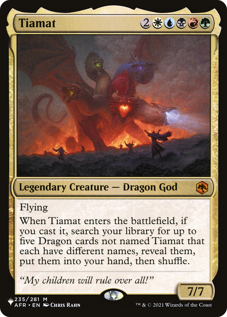 Tiamat [The List] | Exor Games Dartmouth