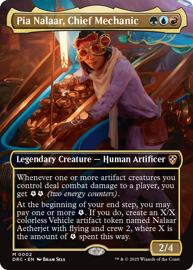 Pia Nalaar, Chief Mechanic (Borderless) [Aetherdrift Commander] | Exor Games Dartmouth