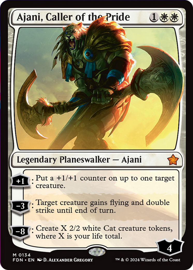 Ajani, Caller of the Pride [Foundations] | Exor Games Dartmouth