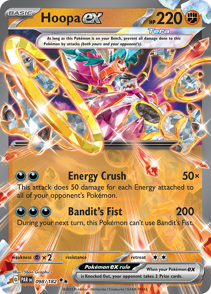 Hoopa ex (098/182) [Scarlet & Violet: Paradox Rift] | Exor Games Dartmouth