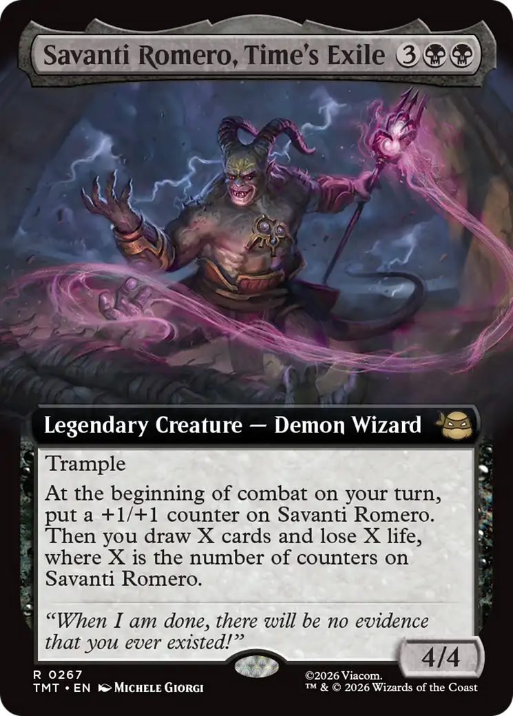 Savanti Romero, Time's Exile (Extended Art) [Teenage Mutant Ninja Turtles] | Exor Games Dartmouth