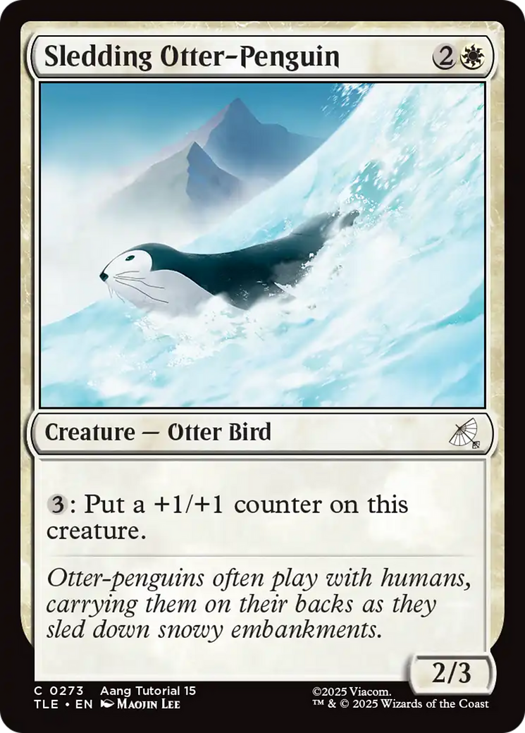 Sledding Otter-Penguin (0273) [Avatar: The Last Airbender: Eternal-Legal] | Exor Games Dartmouth