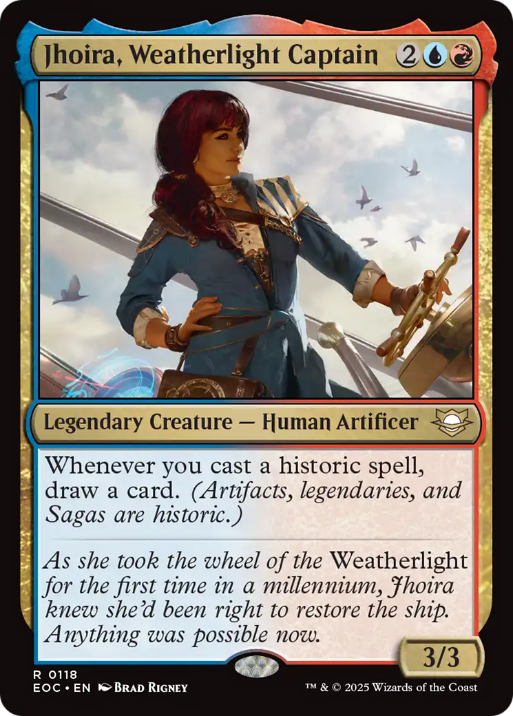 Jhoira, Weatherlight Captain [Edge of Eternities Commander] | Exor Games Dartmouth