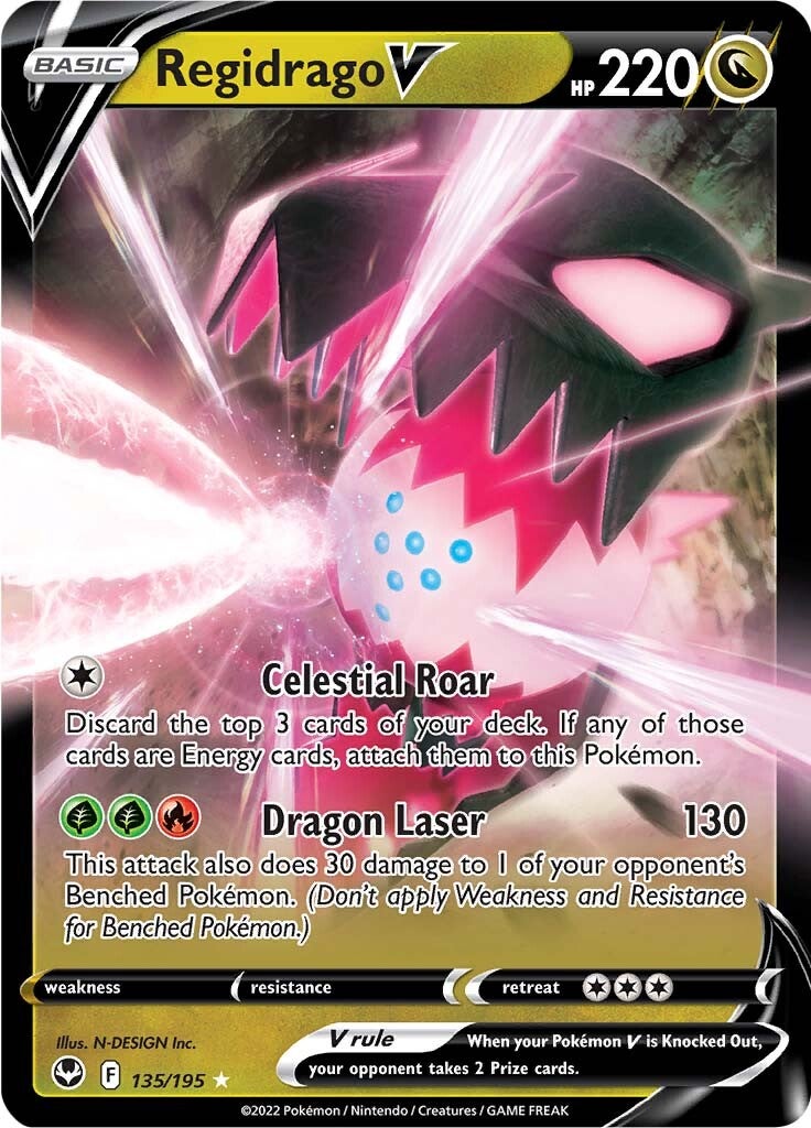 Regidrago V (135/195) [Sword & Shield: Silver Tempest] | Exor Games Dartmouth