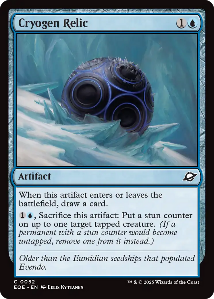 Cryogen Relic [Edge of Eternities] | Exor Games Dartmouth