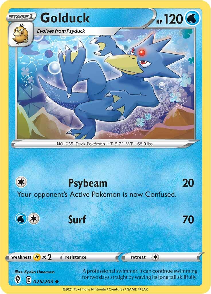 Golduck (025/203) [Sword & Shield: Evolving Skies] | Exor Games Dartmouth