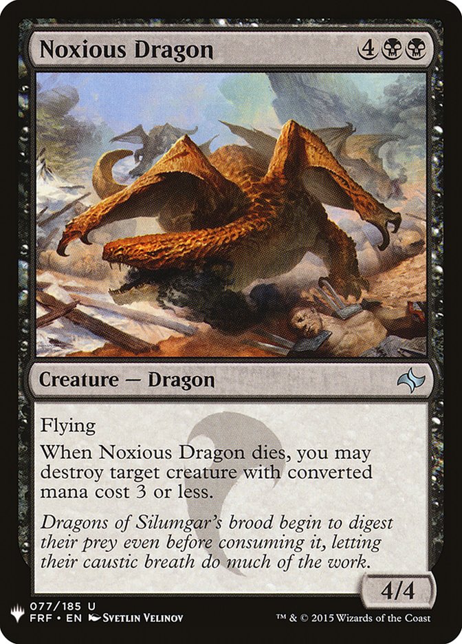 Noxious Dragon [Mystery Booster] | Exor Games Dartmouth